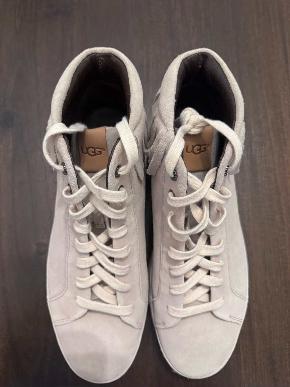 UGG Men's Cali High-Top Sneakers - Light Beige Size 11